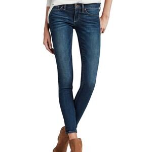 Lucky Brand Charlie Skinny Blue Jeans size 0 / 25 Medium Wash Denim Classic